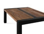 GINER Y COLOMER Table basse en bois de teca et métal